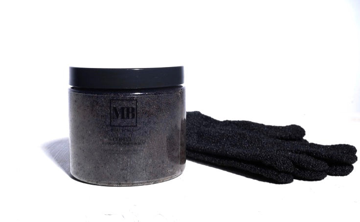 Coffee Body Scrub + Exfoliation Glove